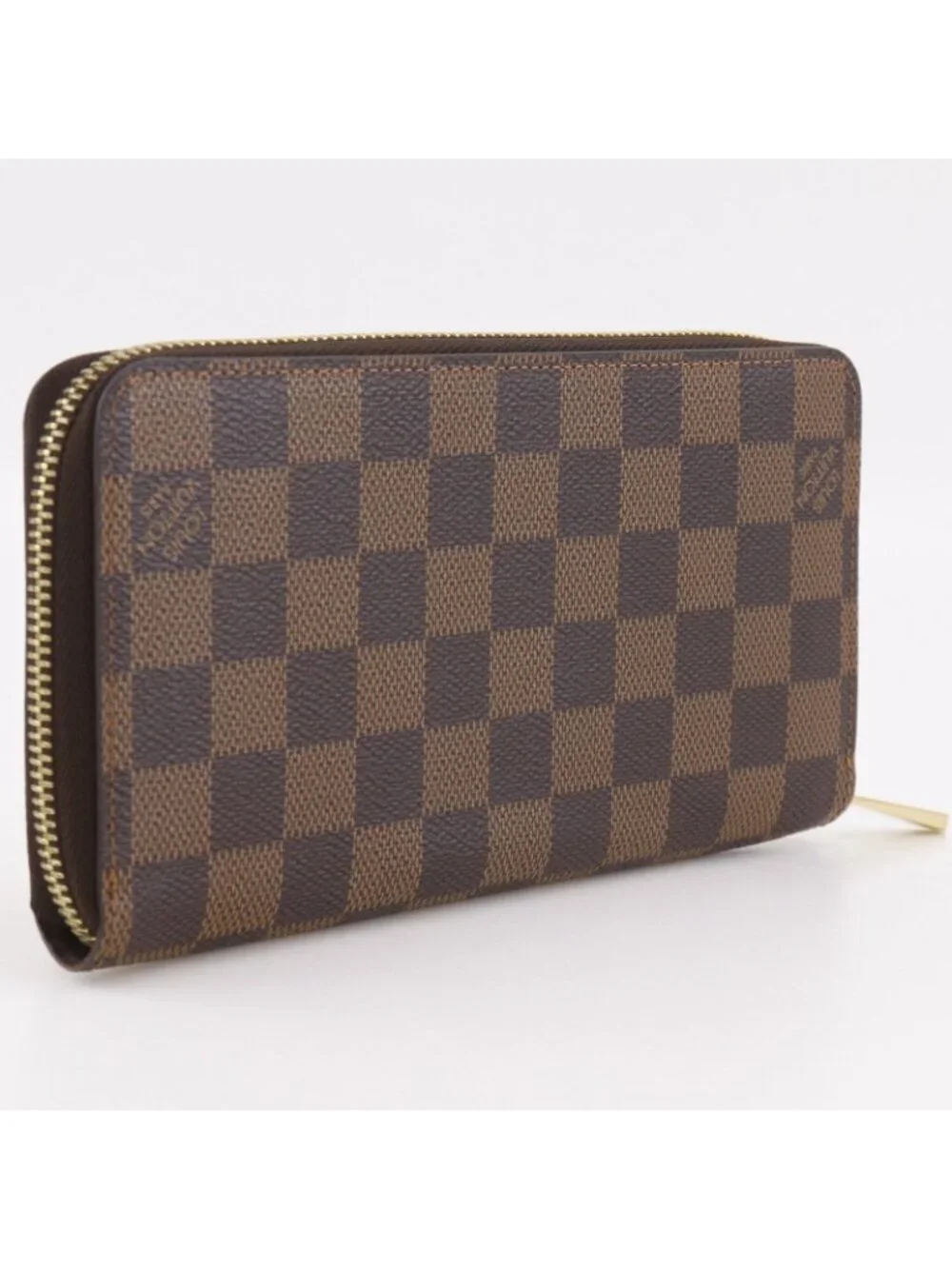 Louis Vuitton Zippy Wallet Damier Canvas Brown
